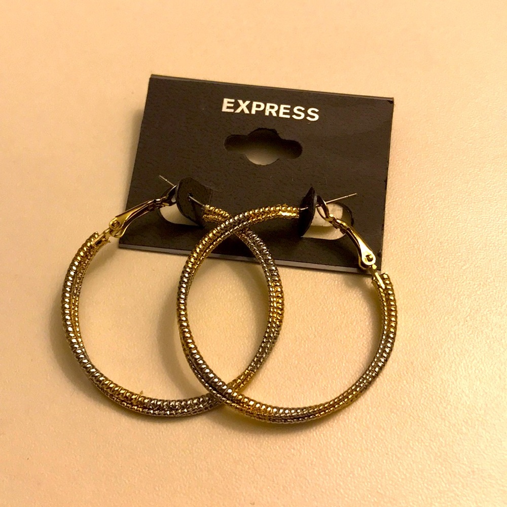 2/$10 NWT Express Hoop earrings
